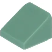 LEGO : 100x briques inclinées/Slope en vert sable
