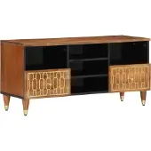 Sonstiges Meuble TV 100x33x46 cm bois massif de manguier