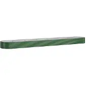 vidaXL Parterre surélevé Acier revêtu par poudre 544x100x36 cm Vert