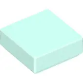 LEGO 50 pièces , pièce c. 3070 en aqua light