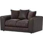 Wintech Sofa convertible Dillon-Jumbo brown/Snake brown-Fibre polyester + fibre polyuéthane
