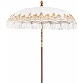 Syfax Parasol balinais Crème 215 x 215 x 260 cm