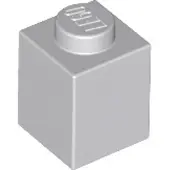 LEGO 100 pièces , pièces n° 3005 en gris clair (Light Bluish Gray)