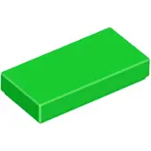LEGO 1x2 tuiles 3069 - 250 pièces vert clair
