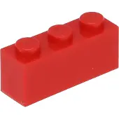 LEGO 100 pièces 3622 Brick 1x3 Part Basic Bricks 100 Rouge