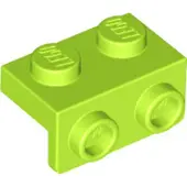 LEGO : 20x Winkelplatte Limettengrün 1x2 / 1x2