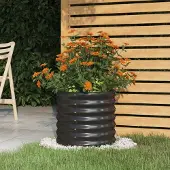 Prolenta Maison Exclusive - Jardinière Acier galvanisé 40x40x36 cm Anthracite