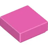 LEGO 100 pièces , pièce c. 3070 en rose foncé