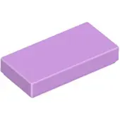LEGO 1x2 tuiles 3069 - 50 pièces lavande moyenne