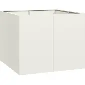 Syfax Jardinière blanc 100x100x80 cm acier