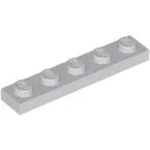 LEGO 1x5 plaque 78329 - 250 pièces gris bleuâtre clair