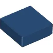 LEGO 25 pièces , pièce c. 3070 en bleu foncé