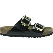 Birkenstock Arizona Big Buckle Birko-flor Patent Sandals Noir EU 38 Femme