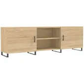 Syfax Meuble TV chêne sonoma 150x30x50 cm bois d'ingénierie