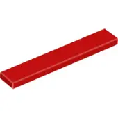 LEGO 50 pièces , pièce c. 6636 en rouge (Red)