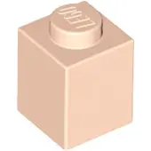 LEGO 50 pièces 3005 Brick 1x1 Part Basic Bricks 50 Helles Nougat