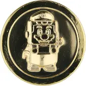 LEGO Super Mario : pièce de collection dorée (65mm)