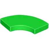 LEGO 2x2 carreaux coin rond 27925 - 50 pièces vert clair