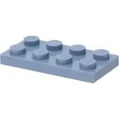 LEGO : 50 Plaques, Größe 2x4 Noppen in Sandblau