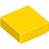 LEGO 100 pièces , pièce c. 3070, jaune (jaune)