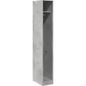 Syfax Garde-robe gris béton 30x50x200 cm bois d'ingénierie