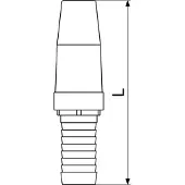 Schlosser Serrures, raccords, arroseur de jardin avec tuyau flexible, diamètre nominal 25 (1 pouce), en laiton