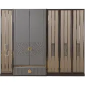 AEA Kleiderschrank Kleiderstauraum Garderobenschrank Ankleideschrank Schrank 280cm