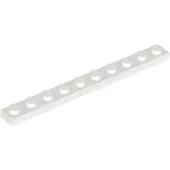 LEGO 1x10 panneaux 4477 - 100 pièces blanc