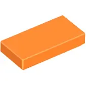 LEGO 1x2 carreaux 3069 - 50 pièces orange