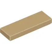 LEGO 50 pièces , part c. 63864, beige foncé (dark tan)