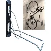 Transmedia my wall Support mural pour vélo - HR11L, support mural pour vélo, peu encombrant, pivotant, rabattable, largeur de pneu jusqu'à 71 mm, suspension pour vélo, capacité de charge