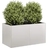Prolenta Maison Exclusive - Jardinière 80x40x40 cm en acier inoxydable