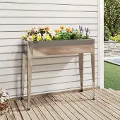 Prolenta Maison Exclusive - Jardinière 100,5x40,5x90 cm Acier galvanisé
