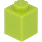 LEGO : 100x Stein 1x1 en 'Lime' (citron vert)