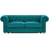 Wintech Chesterfield Max Borneo – Canapé trois places convertible avec sommier-Velluto 36-aveo