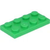 LEGO 50 pièces 3020 Plaques 2x4 Part Basic 50 vert clair