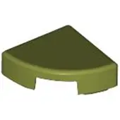 LEGO 1x1 carreaux coin rond 25269 - 100 pièces vert olive