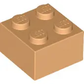 LEGO 3003 Nougat moyen (nougat moyen) 100 pièces