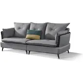 AEA Sofa 3 Sitzer Textil Sofas Couch Polster Garnitur Sofagarnitur Moderne Couchen