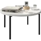 Mirjan 24 Table basse PASQUAL 3 – noir / blanc brillant