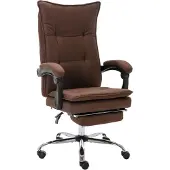 Syfax Chaise de bureau Marron Tissu