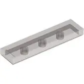 LEGO 50x tuiles 1x4, brun transparent