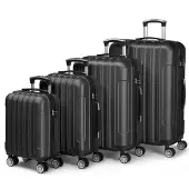 FCH hard shell wheeled suitcase set travel case S-M-L-XL
