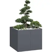 Prolenta Maison Exclusive - Jardinière anthracite 100x100x80 cm en acier