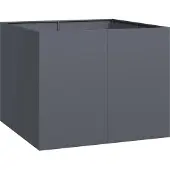 Syfax Jardinière anthracite 100x100x80 cm acier