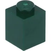 LEGO 250 pièces 3005 Brick 1x1 Part Basic Bricks 250 Vert foncé