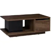 Mirjan 24 Table basse PEORIA – chêne monastère / noir brillant