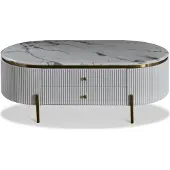 AEA Table basse salon Design verre Canapé Table rembourrée Table moderne