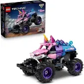 LEGO Technic Monster Jam Sparkle Smash, Camion Rétrofriction, Jouet de Construction 7+