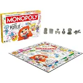 Winning Moves MONOPOLY Mortelle Adèle – Jeu de société – Stratégies gagnantes – À partir de 8 ans